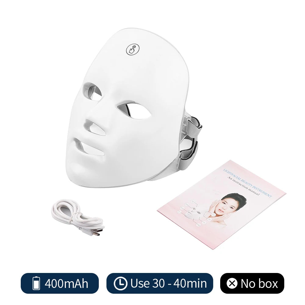 7-Color LED Face Mask — Photon Light Therapy for Glowing Skin