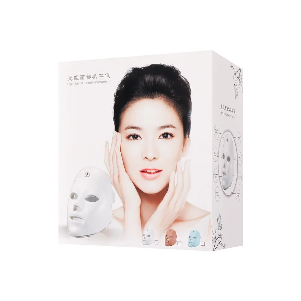 7-Color LED Face Mask — Photon Light Therapy for Glowing Skin