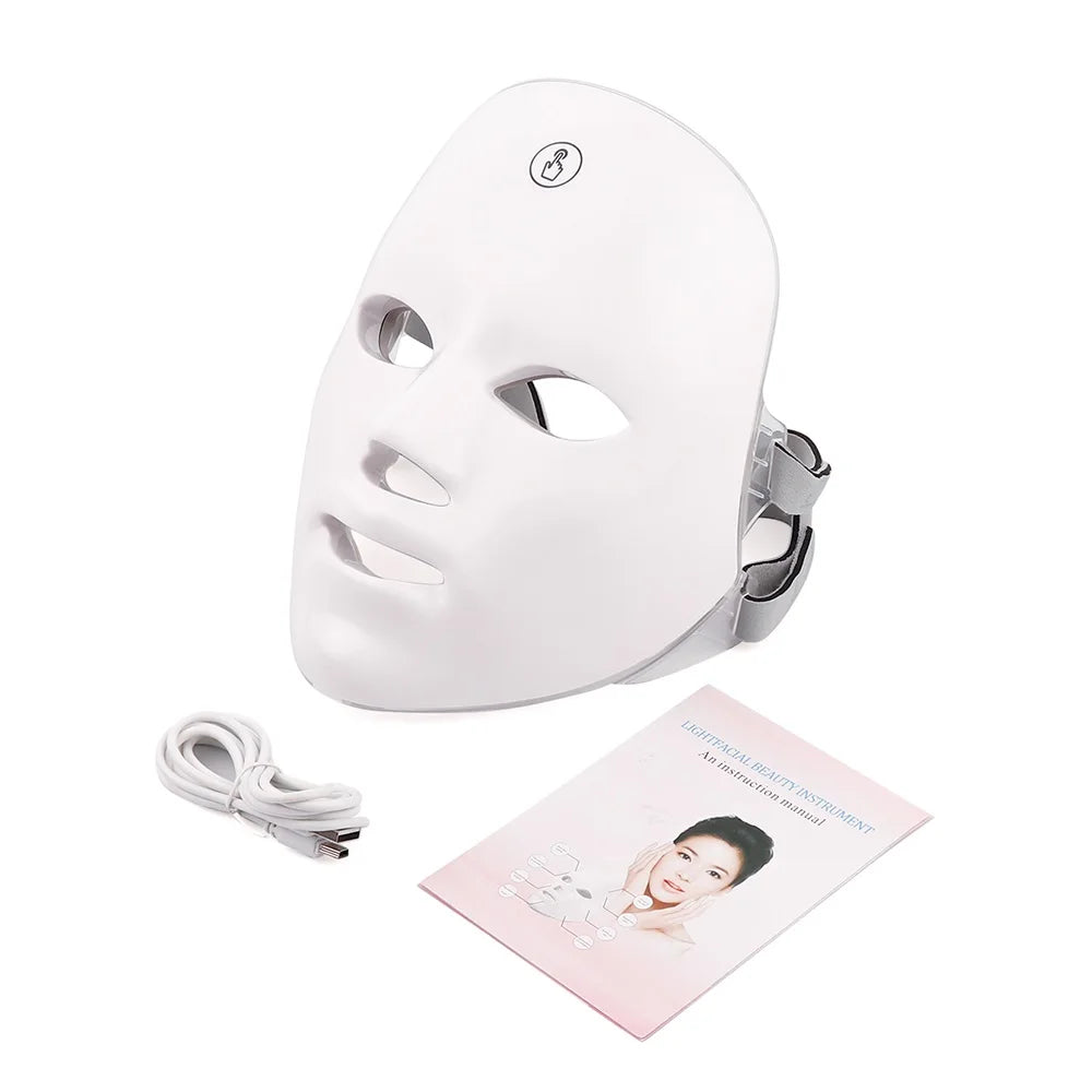 7-Color LED Face Mask — Photon Light Therapy for Glowing Skin