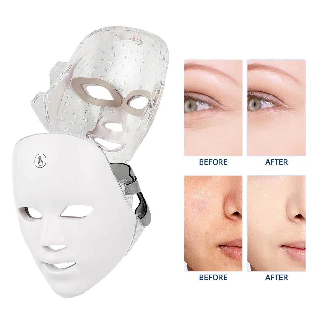 7-Color LED Face Mask — Photon Light Therapy for Glowing Skin